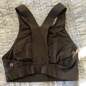 Lululemon bra in olive green